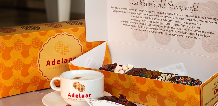 Cajas de regalo Adelaar con stroopwafels y toppings
